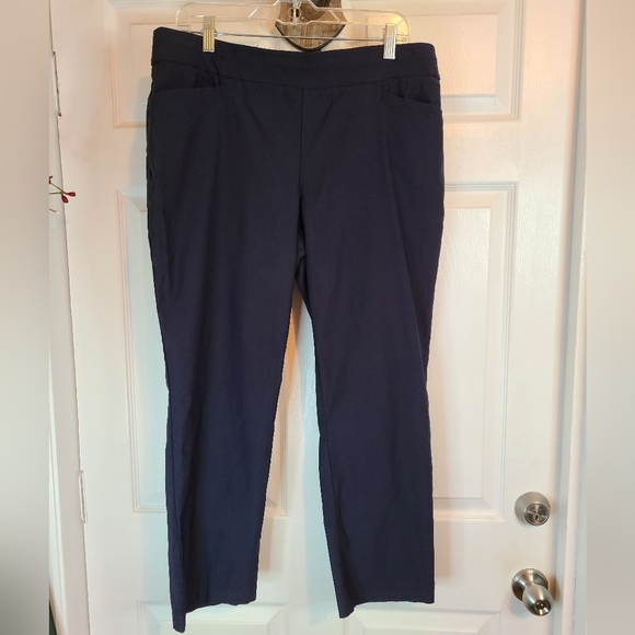 Apt 9 Woman's Dress Pants, Size 16P, Color: Navy Blue - Picture 2 of 16